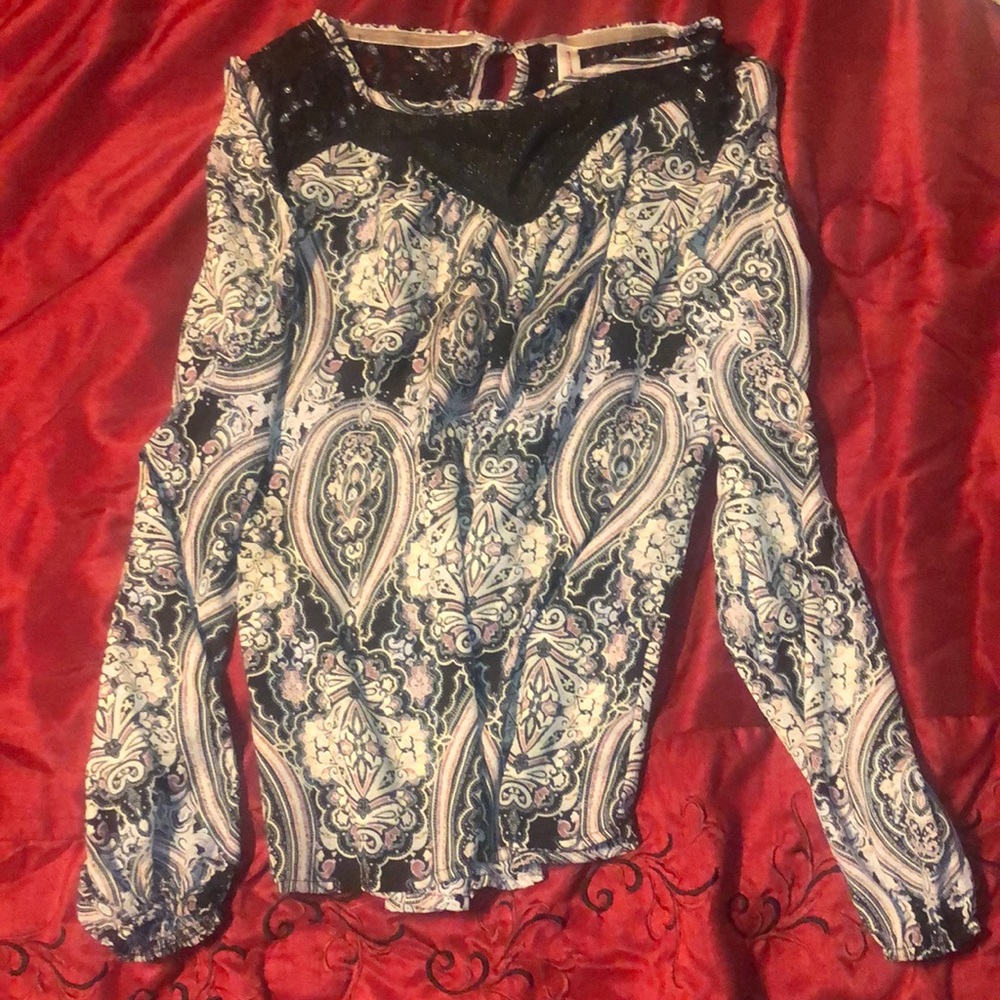 XS xhilaration long sleeve dress shirt